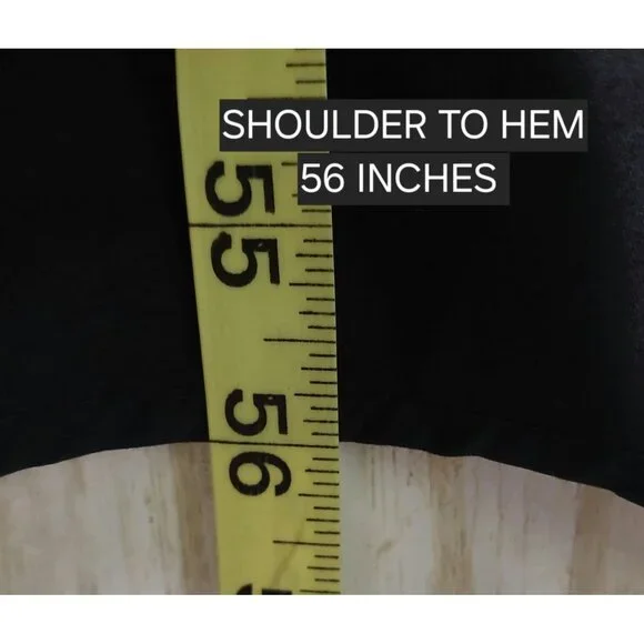 NWT Commense Black Ribbed Racerback Tank Maxi Dress W/Pockets Size Large - Picture 7 of 8